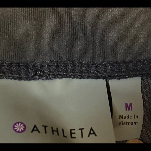 Athleta Navy Blue Velvet Leggings - Picture 5 of 5
